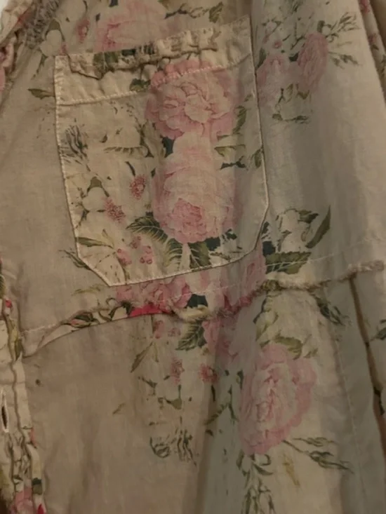 NWT - Magnolia Pearl Printed Adison Workshirt Top 1901 Springlove - Picture 2 of 13